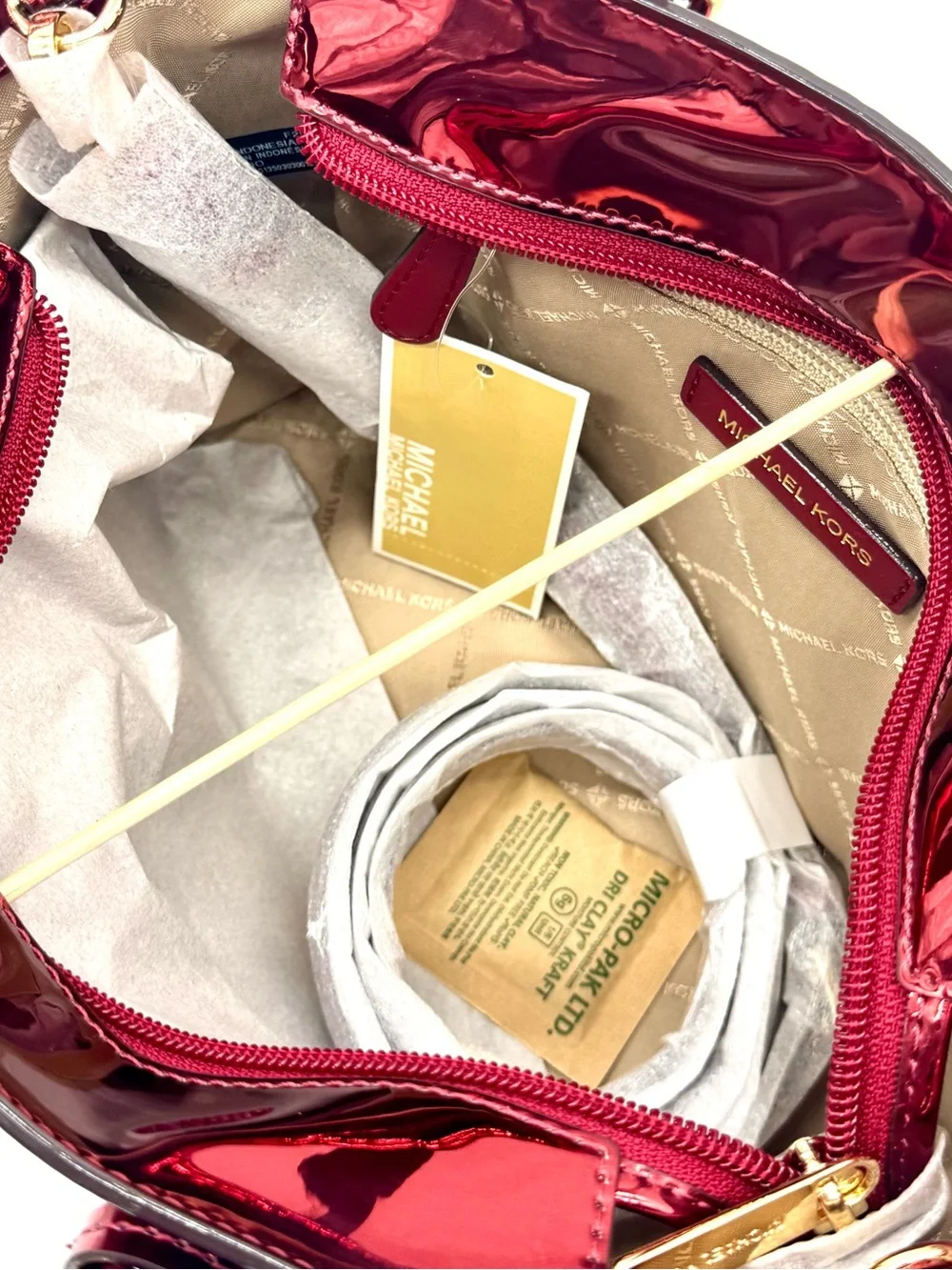 Michael Kors Jet Set Travel XS TZ Tote Bag Gold